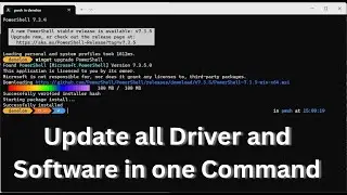 Update All Drivers & Software in Windows 10 Using CMD