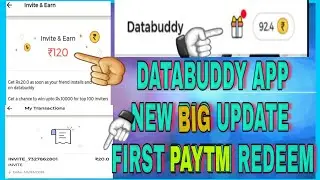 Databuddy app new big update loot offer instant Paytm redeem