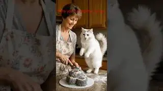 Cat isn&rsquo;t happy with the lady. #cat #funnycats #catvideos