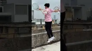 How to play badminton if you have a racket but no partner