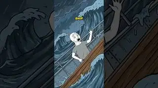 Trapped on the Ocean Floor for 60 Hours 😱 #survival #ocean #shorts