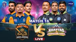 NSPL LIVE: Karnali Highlanders VS K. Sudurpaschim Thunder | MATCH 14 | Prime TV HD