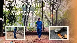 5.00am Busy morning 🦋ഓഫീസിൽ പോകാൻ ഇറങ്ങിയപ്പോഴേക്കും ബസ് പോയി🥲@Abhiz_girl 