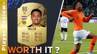 IS HE GOOD?! 80 Rated Malen Player Review! FIFA 22