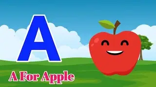 Abcd Rhymes For babies in English . A For Apple Nursery&nbsp; How to Learn ALPHABETS 🔤✅@Kidsghanvoice 