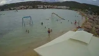 Beach Webcam LIVE from Croatia, Stara Novalja - Planjka Beach 02.08.2022#