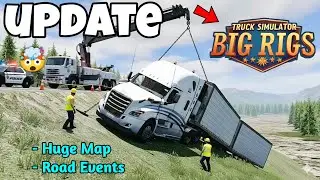 Truck Simulator Big Rigs Новое обновление &mdash; Огромная карта дорожных событий + Дата выхода🔥✅