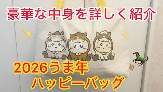 【ちいかわ】ハッピーバッグの午年が届いたよ♡