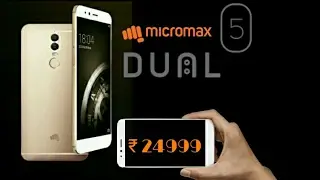 Micromax Dual 5 with 13 MP Dual Rear Camera, 13 MP Selfie Camera with Flash [Hindi]