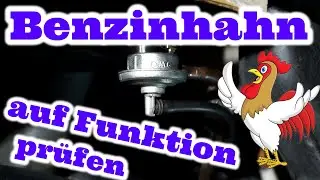 Roller springt nicht an | Benzinhahn auf Funktion testen / pr&uuml;fen | Bsp. Piaggio