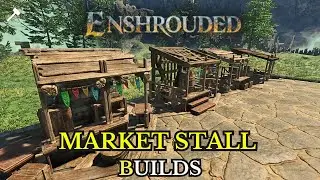 HOW TO BUILD a market stall - ENSHROUDED build guide