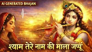 Shyam tere naam ki mala japu🙏❤️ Hindi bhakti song #new #aigenerated #bhajan #bhaktibhajan 