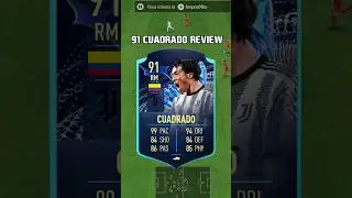 91 TOTS Cuadrado Review in FIFA 23 #shorts #short