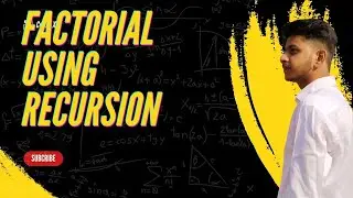 Factorial Using Recursion || C Programming ||