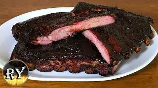 Chili Chocolate Ribs Smoked On The Oklahoma Joe's Highland