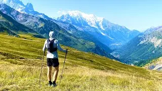 Трейлраннинг на 120 миль на велогоне Tour Du Mont Blanc в Альпах