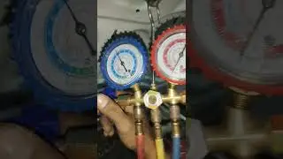 Tata tiago a c gas refill process #short #reels #tata #tiago #airconditioner #gas