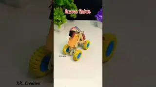 Insect Robot with DC Motor | DIY Jumping Robot Beats Mini Ramps! ⚡ #Shorts #dcmotor #science #tech