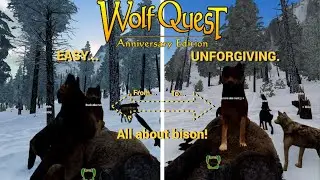 All about Bison Wolfquest Saga! (Easy and Unforgiving)
