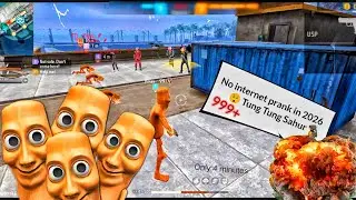 No internet 🛜 prank in 2026 😯Tung Tung Tung Sahur 999+ #freefire #raistar #totalgaming #tondegamer 