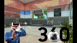 4k 360 Degree View Modular Kitchen Design