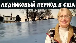 Ледниковый период в США. Природное чудо в субтропиках. Ледяная Вирджиния без сугробов. Моя Америка.