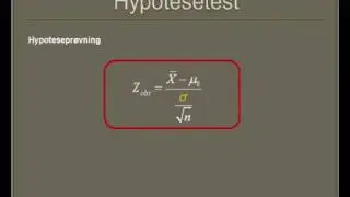 Introduktion til hypotesetest - animation