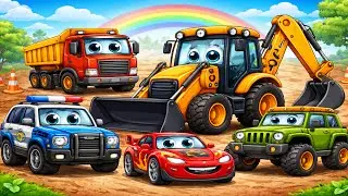 Long Slide Game With Elephant Gorilla Buffalo Hippopotamus Tiger - 3d Animal Game - Funny 3d Animals