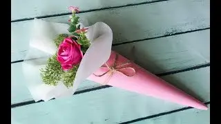 ABC TV | Как сделать букет из букета из розовых цветов с помощью формы Punch - Carft Tutorial