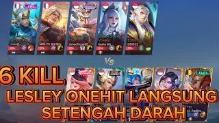 16 KILL LESLEY BUFF NEW ITEM ONEHIT ! LESSLY DENGAN MALEFIC GUN AUTO PINDAH ALAM
