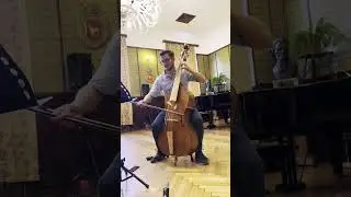 Testing Andrew Pitts's new violone,  performed by Łukasz Macioszek.