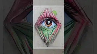 Abstract Eye Painting | Eye Art #painting #eyes #abstractart