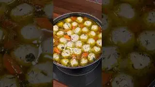 Lemon Dill Chicken Meatball Soup (One-Pot, Comforting & Easy)