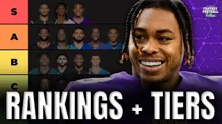 FINAL Top 40 WR Rankings & Tiers for 2025 Fantasy Football