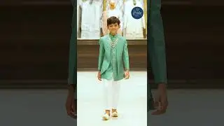 Stylish Kids Ethnic Wear | Royal Mint Green Indo-Western Outfit for Boys | The Pride Shop