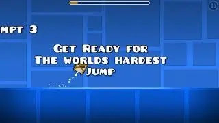 Worlds Hardest Jump 100% | Harder | By Alphalaneous | Short Time | Version 2.1 Completed | GD! | :D