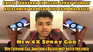 Entity Jonathan 6X Recoil Control Spray Without Attachment Handcam | New 6X Spray God ?