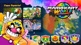 MARIO KART WORLD / COPA ESPECIAL (150cc) WARIO 3 + DESBLOQUEANDO EL MODO ESPEJO
