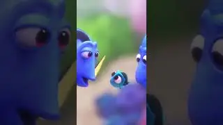 Dory Has a Flashback | Dory's Parents Teach Her Just Keep Swimming Song - Finding Dory Scene 47