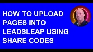 Cash Genie AI + Traffic Funnel - How To Upload Pages Into LeadsLeap