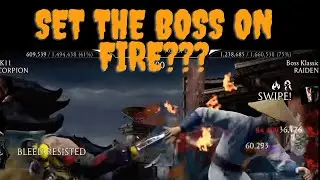 Setting bosses on fire? Boss fight 100 Elder Wind Fatal Tower!
