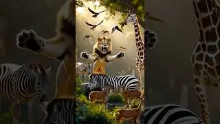 animals fun and jungle #animals #animation #ytshorts  #jungle #funny #shortsfeed #trendingshorts #ai