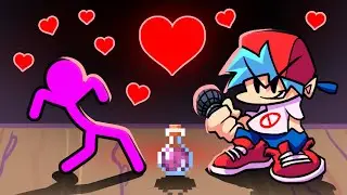 Stickman VS Friday Night Funkin: Love Potion - AVM Shorts Animation
