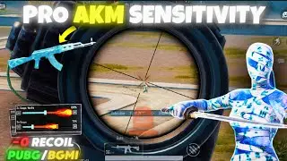 PUBG Akm Sensitivity 🔥| PUBG MOBILE BEST AKM SENSITIVITY 🤯 | 2025 Sensitivity Settings