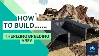 How To Build....... Therizino Breeding Area | Ark Survival Ascended | #playArk