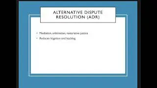 Justice Administration-Courts-Professor Black