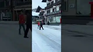 Winter  Switzerland Village Life During Snowfall  #beautifulswitzerland #snow