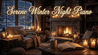 Serene Winter Night Piano | Gentle Music for Reading, Relaxation & Deep Sleep