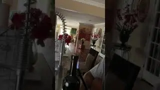 Life Hack How to open a bottle of wine without corkscrew using lighter Fast Easy Fun