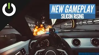 High Speed VR Car Chase: Silicon Rising Gameplay - PC VR (Kukrgame)